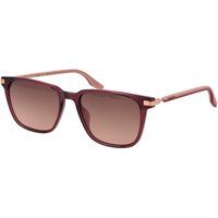 Bordeauxfarbene Gummisonnenbrille
