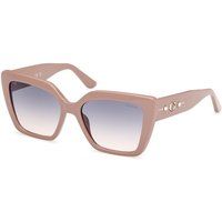 Cat-Eye Sonnenbrille mit Kristallverzierungen
