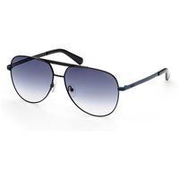 Herren-Pilotenbrille Mattschwarz