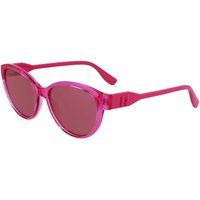 Karl Lagerfeld pinkfarbene Cat-Eye-Sonnenbrille