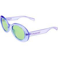 Sonnenbrille mit ovalem Rahmen und getönten Gläsern