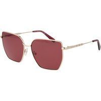Goldene Metall-Sonnenbrille