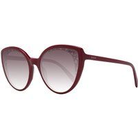 Katzenaugen-Sonnenbrille mit Spitzenbesatz