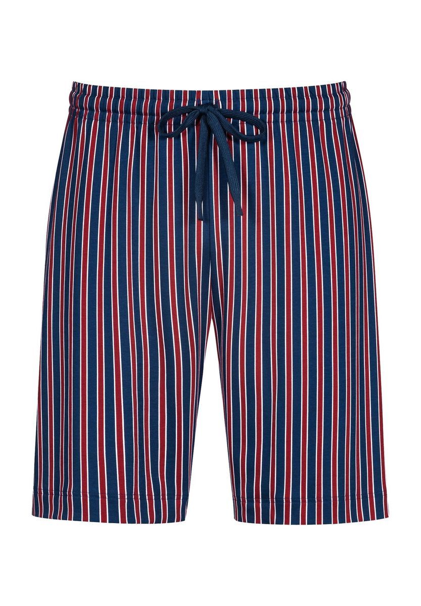 Gestreifte Baumwoll-Loungeshorts