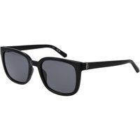 Schwarze Acetat- und Kunststoff-Sonnenbrille