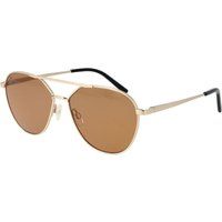 Goldene Plastiksonnenbrille