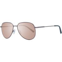 Bronzefarbene Metallsonnenbrille
