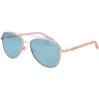 Roségoldene Gummi-Sonnenbrille