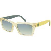 Gelbe Sonnenbrille aus Edelstahl