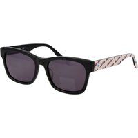Schwarze Acetat-Sonnenbrille