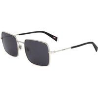 Quadratische Sonnenbrille mit Metallrahmen UV-Schutz