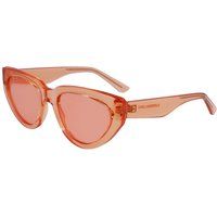 Orangefarbene Cat-Eye Sonnenbrille