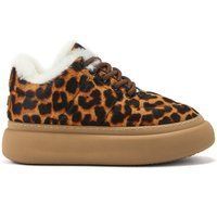 Leopard-Print Low-Top Sneaker