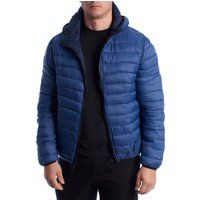 Herren Wendbare Gepolsterte Jacke mit Kapuze