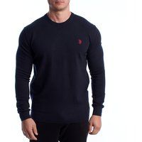 Klassischer Rundhals Strickpullover