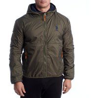 Herren Wendbare Winddichte Fleecejacke