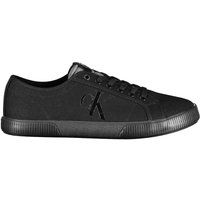 Schwarze Canvas Low-Top Sneaker
