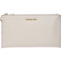 Leder Clutch mit Reißverschluss