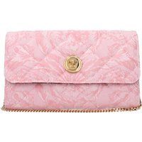 Rosa Stoff-Clutch