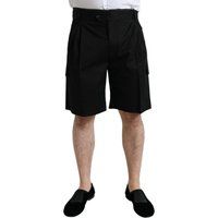 Plissierte Baumwoll-Cargo-Shorts