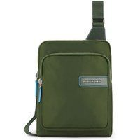 Grüne Nylon Tablet Umhängetasche
