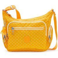 Gelbe Umhängetasche mit Polka Dots