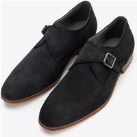 Herren Monk Strap Schuhe aus Wildleder