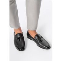 Herren Leder-Slipper mit Quasten