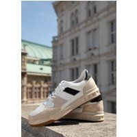 Wittchen Herren-Sneaker aus weißem und beigem Öko-Leder