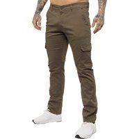 Herren Slim Fit Cargo Chinos