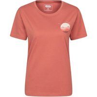 Damen Kurzarm T-Shirt mit Grafikdruck