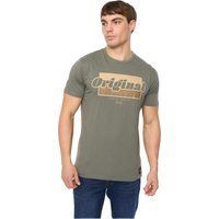 Olivgrünes T-Shirt mit Grafikprint