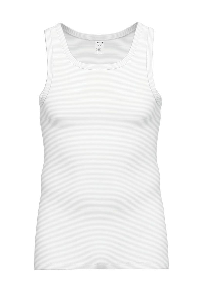 Geripptes Baumwoll-Tanktop für Herren