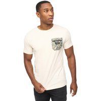 Crosshatch - "Campbox" T-Shirt für Herren (Naturweiß)