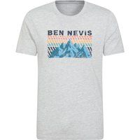 Mountain Warehouse - "Ben Nevis" T-Shirt für Herren (Hellgrau)