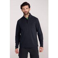 Mountain Warehouse - Sweatshirt mit halbem Reißverschluss für Herren (Dunkelgrau)
