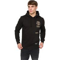 Crosshatch - "Moules" Kapuzenpullover für Herren (Schwarz)