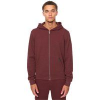 Herren Twill Kapuzenpullover mit Reißverschluss