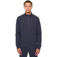 Duck and Cover - "Slellmoore" Sweatshirt für Herren, mit kurzem Reißverschluss (Marine)