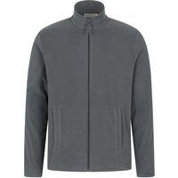 Mountain Warehouse - "Raso" Fleece-Oberteil für Herren, Durchgehender Reißverschluss (Dunkelgrau)