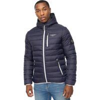 Gesteppte Herren-Pufferjacke mit Kapuze