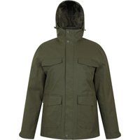 Mountain Warehouse - "Rushes" Jacke, wasserfest für Herren (Khakigrün)