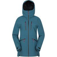 Mountain Warehouse - "Tempest" Skijacke für Damen, 3 Lagen, Wasserfest (Petrol)