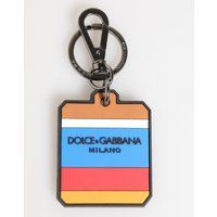 Dolce & Gabbana Mehrfarbiger Logo Schlüsselanhänger