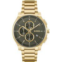 Goldene Edelstahl Herrenuhr