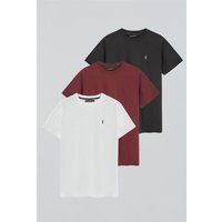 Essential T-Shirt Set mit Rundhalsausschnitt
