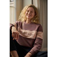 Sweatshirt mit Blockfarben und Boxy-Schnitt