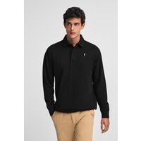 Langarm Polo-Shirt in regulärer Passform