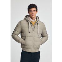Herren Steppjacke mit Kapuze
