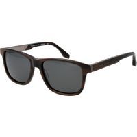 Rechteckige Sonnenbrille mit Schildpattmuster